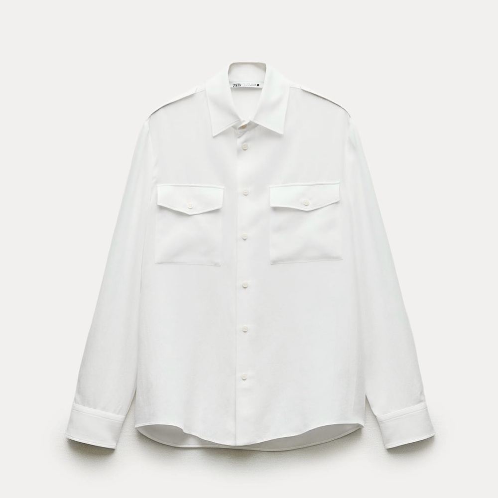 ZARA POCKET SHIRT ZW COLLECTION
OYSTER-WHITE
Medium